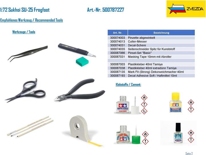 Actual product image Tamiya 1:72 Sukhoi SU-25 Frogfoot