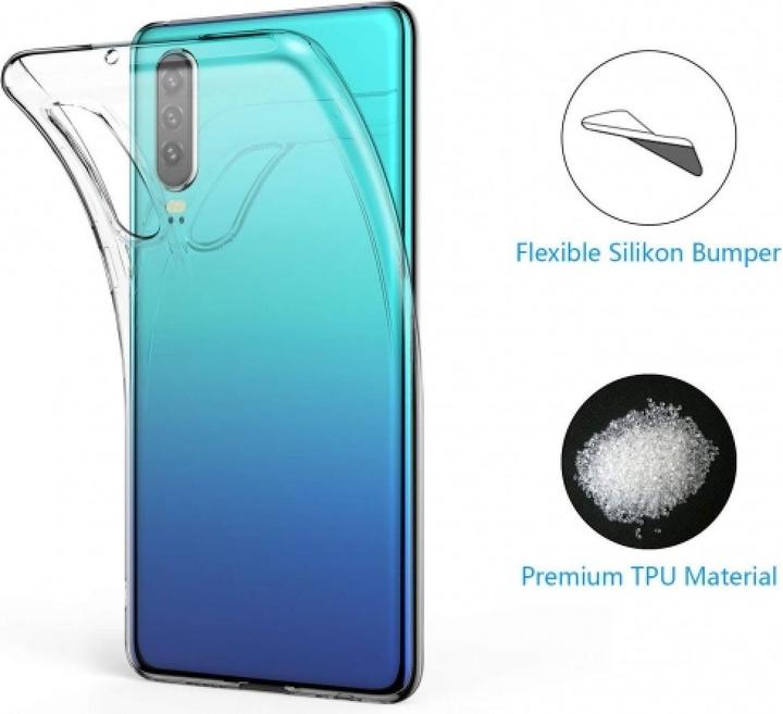 Actual product image Screenguard Huawei P30 Flexible TPU Clear Case (Huawei P30)