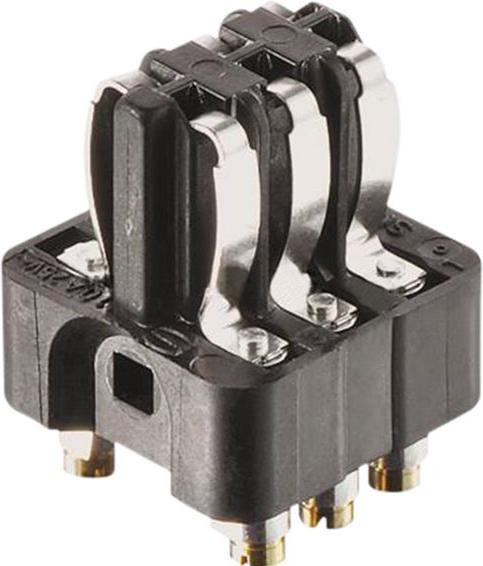 Produktbild Harting Stifteinsatz Staf 6pol, 6 Pole, Schraubanschluss, Stecker