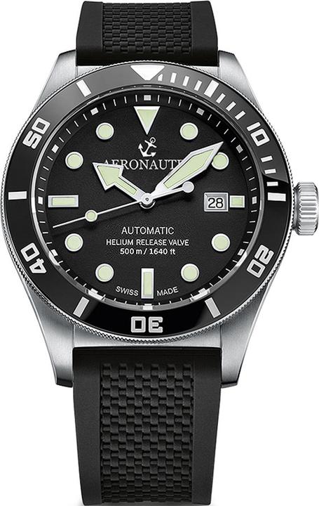 Produktbild Aeronautec ANT-44075-06 Helium Diver Automatik 44mm 500M (Analoguhr, 44 mm)