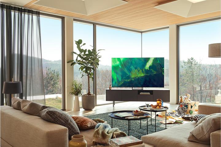 Actual product image Samsung QE85Q70A (85", QLED, 4K, 2021)