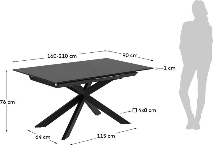 Actual product image Kave Home Atminda (90 x 160 cm)