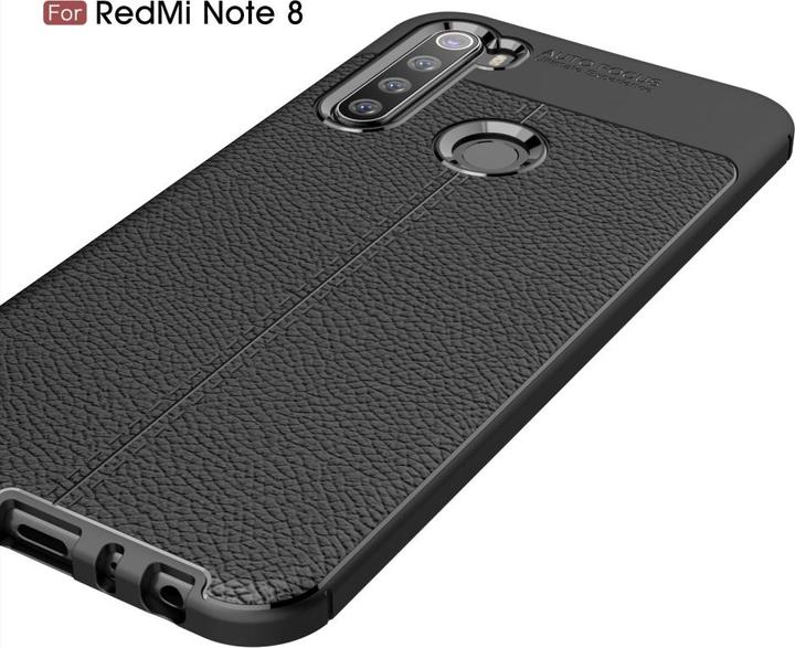 Produktbild Screenguard Xiaomi Redmi Note 8 Hülle Leather Design TPU Cover (Xiaomi Redmi Note 8)