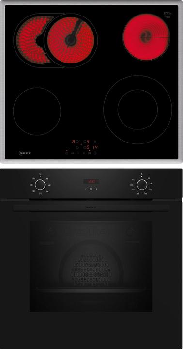 Image du produit Neff Ensemble four, encastrable, B1CCC0AK3 + T16SBN1L0, Four, Plaque de cuisson électrique, BX36B0