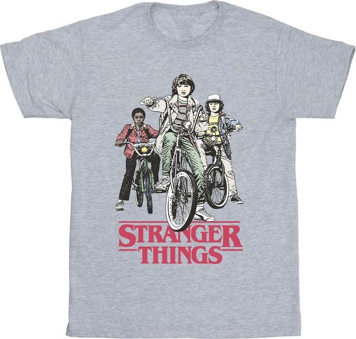 Netflix Stranger Things Retro Bikers TShirt Jungen