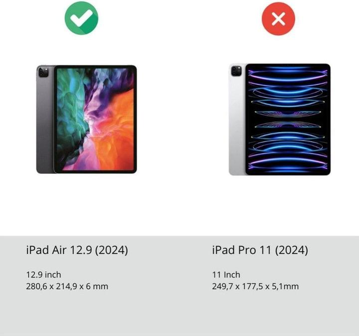 Actual product image Dux Ducis Unid protective cover (iPad Air 13 2024 (M2), iPad Pro 12.9 2022 (6th Gen), iPad Pro 12.9 2018 (3. Gen), iPad Pro 12.9 2020 (4. Gen), iPad Pro 12.9 2021 (5th Gen))