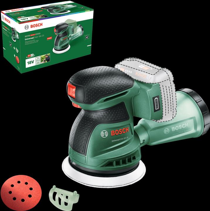 Produktbild Bosch Home & Garden Bosch Exzenterschleife UniversalOrbit 18V-20 solo (Exzenterschleifer)