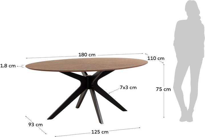 Actual product image Kave Home Naanim (110 x 180 x 75 cm)