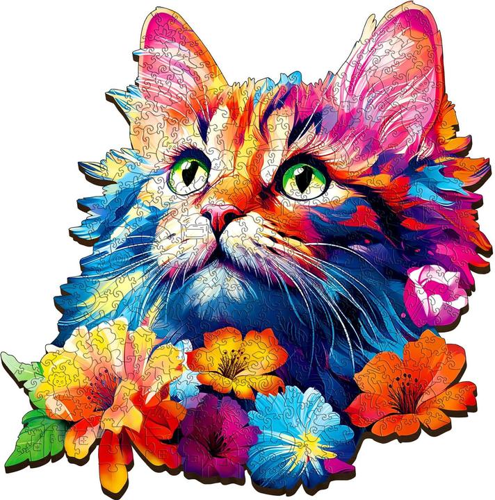 Produktbild Escape Welt Katze (200 Teile) - Holzpuzzle (200 Teile)