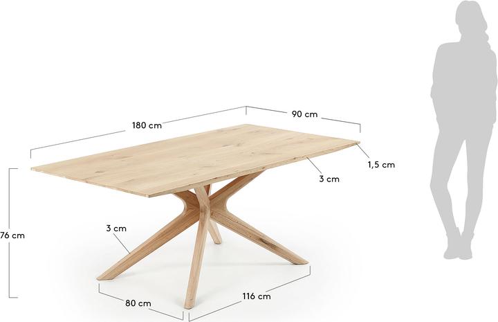 Actual product image Kave Home Normande (90 x 180 cm)