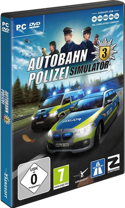 Image du produit Aerosoft Simulateur d'autoroute et de police 3 (PC, DE)