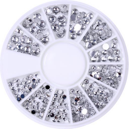 Nagellack24 Strass argento (Solvente per unghie, Argento)