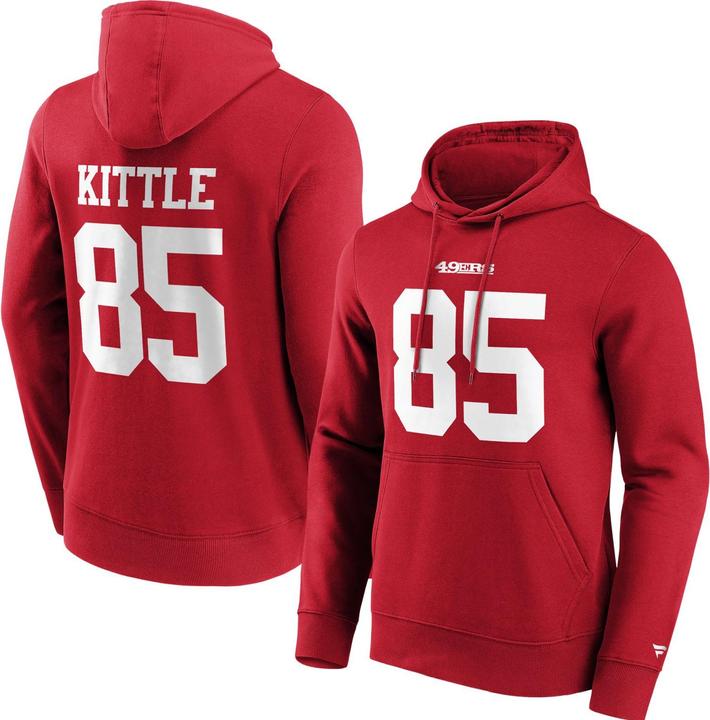 Immagine prodotto Fanatics Felpa con cappuccio NFL San Francisco 49ers #85 George Kittle - XL (XL)