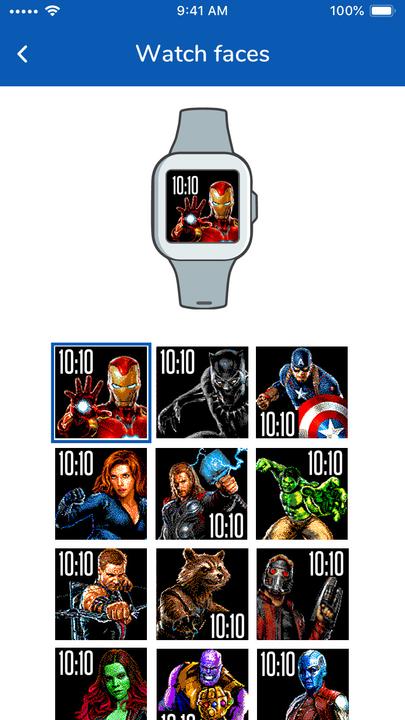 Actual product image Garmin Vivofit jr. 3 Marvel Iron Man (20 mm)