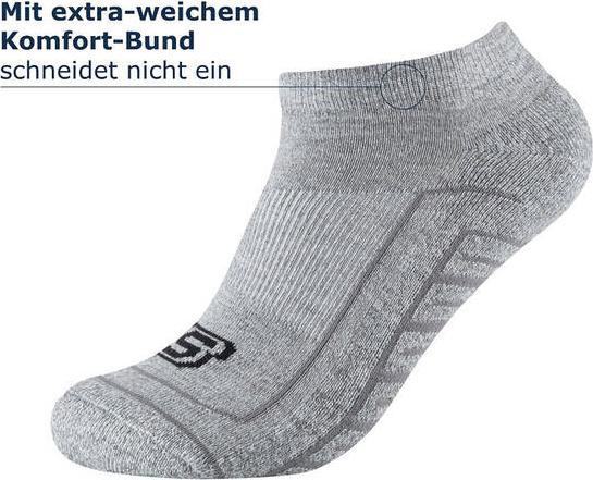 Actual product image Skechers Unisex Basic Cushioned Sneaker 6p (pack of 6, 35, 38)