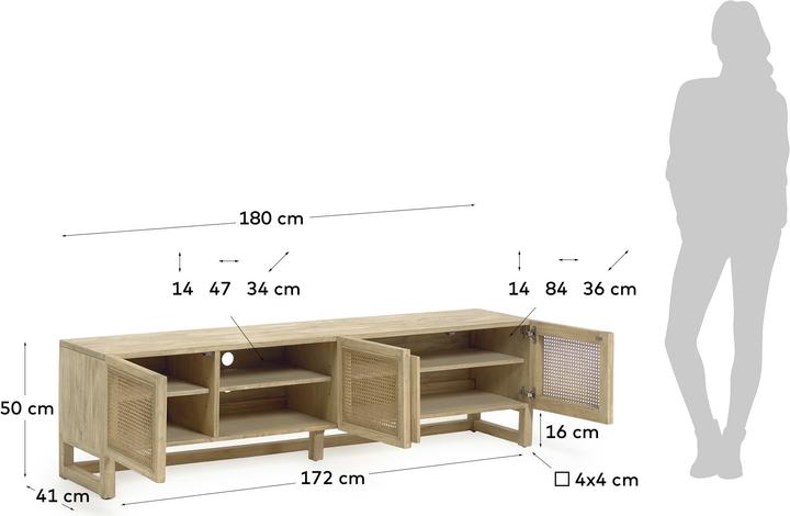 Produktbild Kave Home Rexit (41 x 180 x 50 cm)