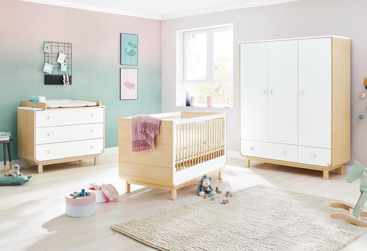 Pinolino Round (Lit de bébé, Unité de changement, Armoires pour enfant)