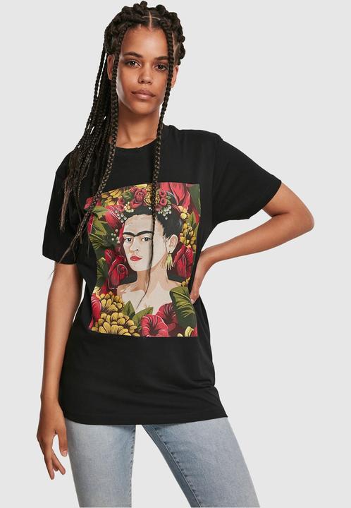 Actual product image Merchcode Ladies Frida Kahlo Portrait Tee (S)