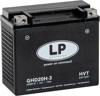 Produktbild Landport Motorradbatterie Gel GHD20H-3 12V 19Ah (12 V, 19 Ah)