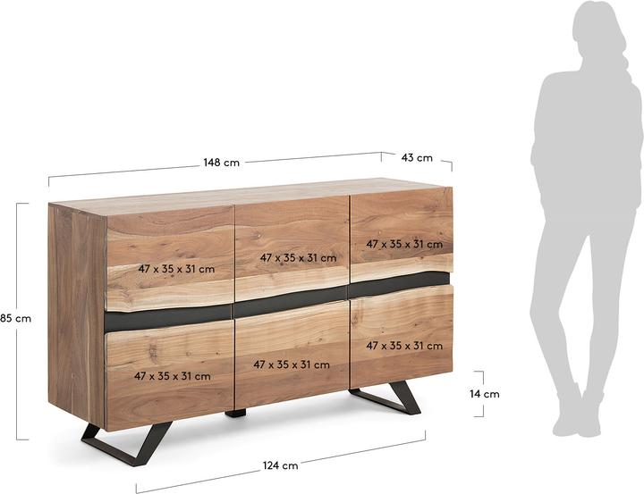 Produktbild Kave Home Uxia (43 x 148 cm)