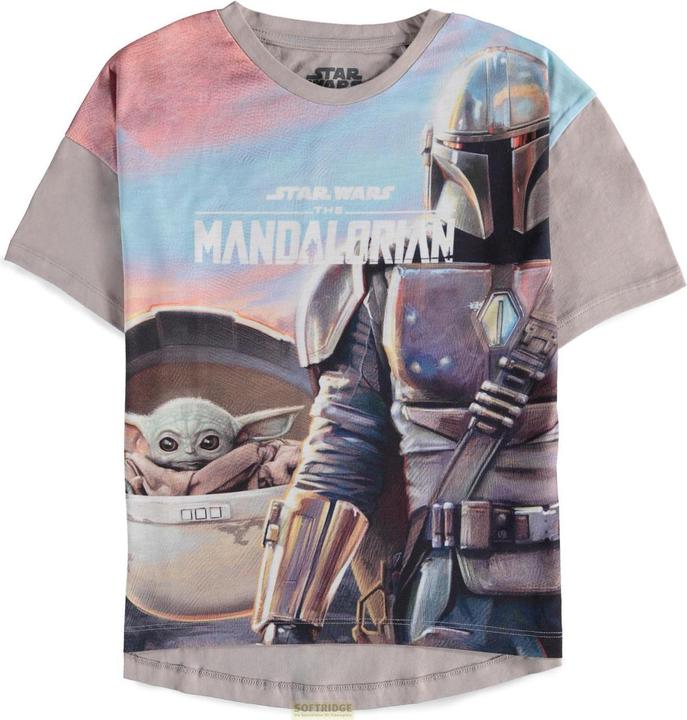 Actual product image The Mandalorian The Child Girls Long Dressed Tshirt (158, 164)