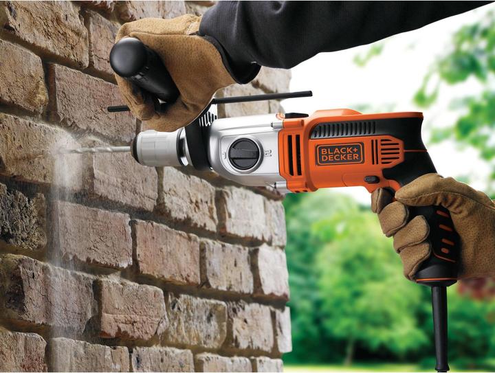 Produktbild Black & Decker Schlagbohrmaschine KR911K, 910 Watt (Netzbetrieb)