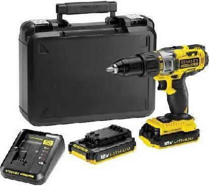 Stanley ST WKRĘTARKA KĄTOWA V20 SFMCD725D2K 2x2 0Ah 80Nm BL WALIZKA (Rechargeable battery operated)