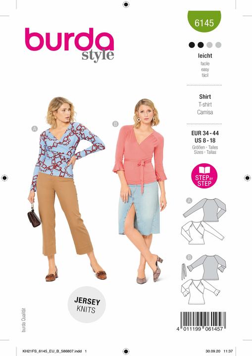 Image du produit Patrons Chemise cache-coeur