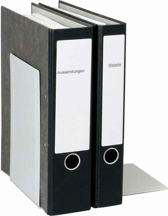 Produktbild Maul Registraturstützen schmal grau (12 x 14.5 x 24.5 cm)