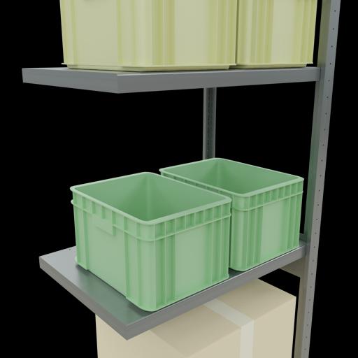 Actual product image Schulte Lagertechnik MULTIplus250 boltless add-on bay system with length bolts