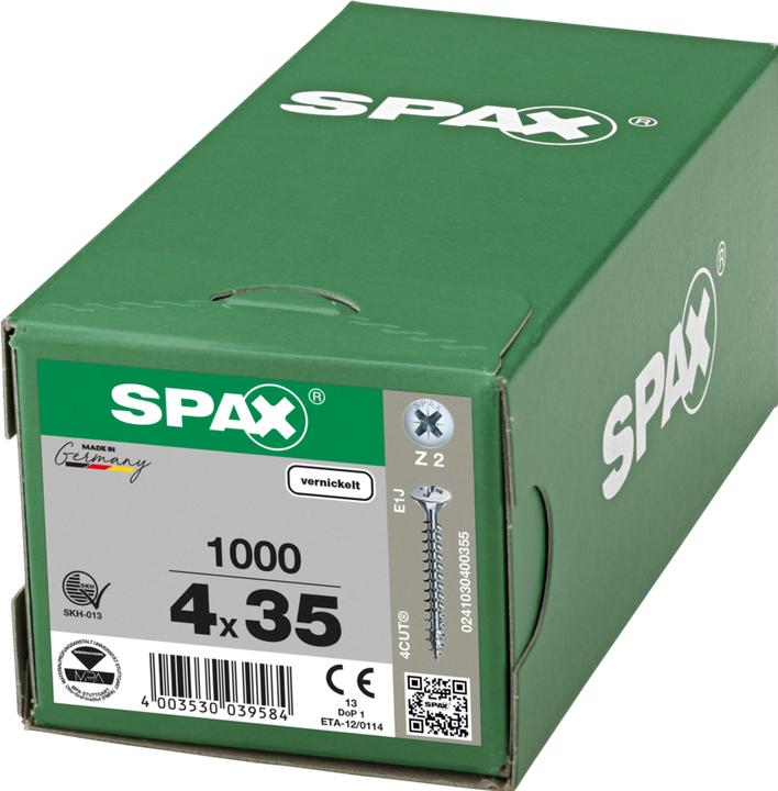 Actual product image Spax Chipboard screws (1000 Screws per piece)