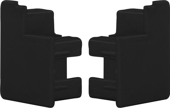 Knoke SMART CASE Abdeckkappenset bei aufgesetzter Montage, Kunststoff schwarz (1 Stk.)