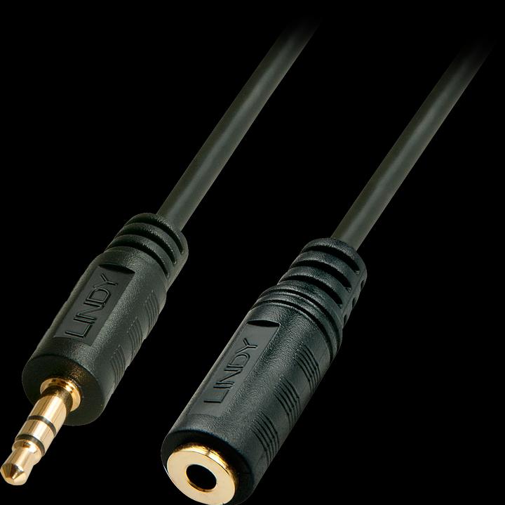 Produktbild Lindy Klinke-Verlängerung (3 m, 3.5mm Klinke (AUX))