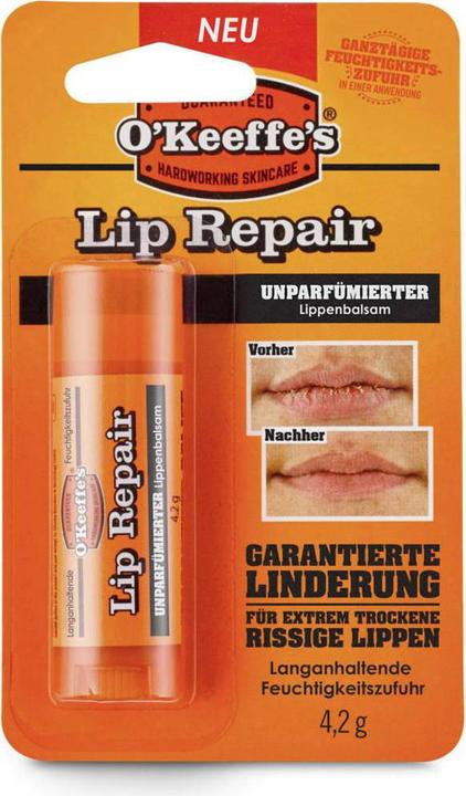 Actual product image O'Keeffe's Lip Repair Unscented Lip Balm (Care pencil)
