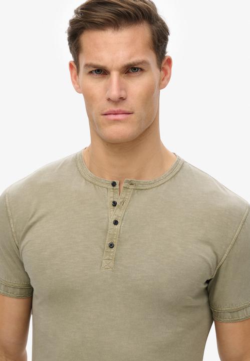 Produktbild Superdry Kurzärmeliges Grandad-Oberteil aus Jersey (M)