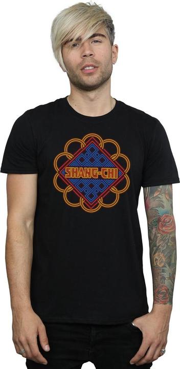 Produktbild ShangChi And The Legend Of The Ten Rings Neon Ring Logo TShirt (L)