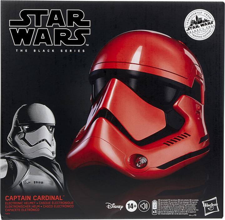 Produktbild Hasbro Star Wars The Black Series Galaxy‘s Edge Captain Cardinal elektronischer Rollenspiel-Helm