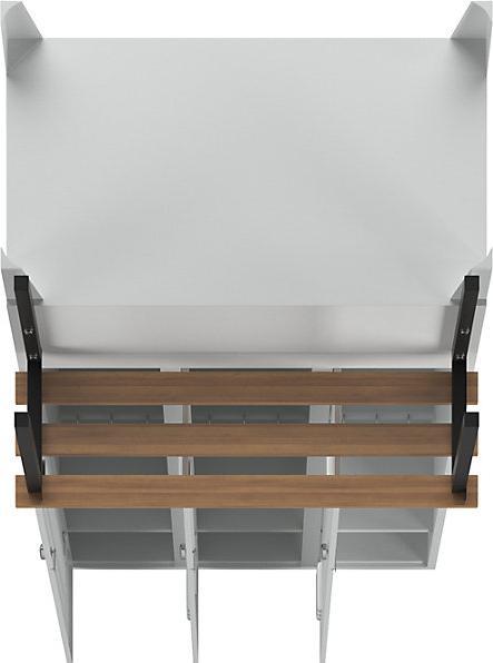 Actual product image Wolf Clothes locker with bench in front (90 cm, 185 cm)