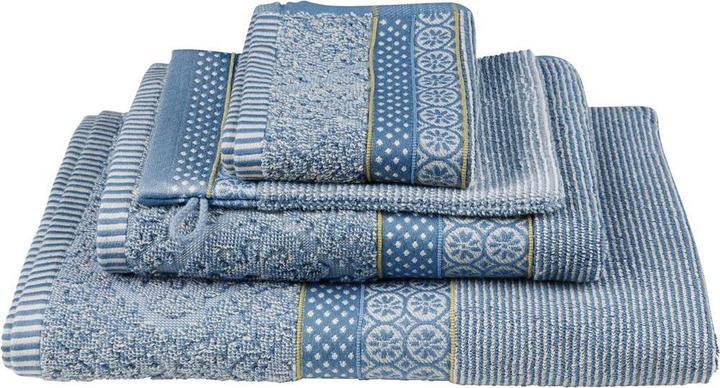 Produktbild PIP Studio Soft Zellige Waschhandschuh blue grey 16x22cm (1 Stück)