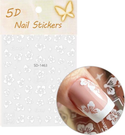 Nagellack24 Nail Art Sticker Selbstklebend Flowers