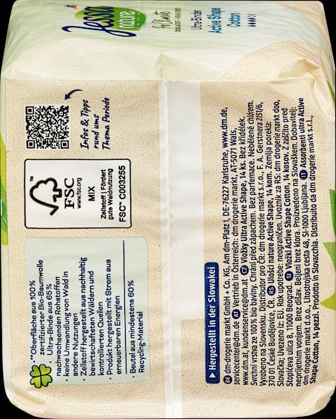 Produktbild dm Jessa Ultra-Binden Nature Active Shape