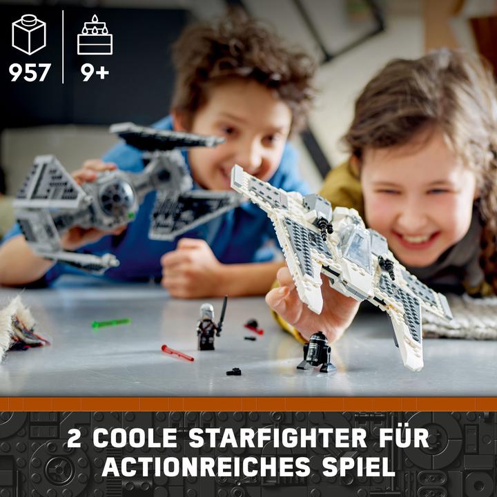 Image du produit LEGO Mandalorian Fang Fighter vs. Tie Interceptor (75348, LEGO Star Wars)