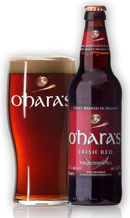 Actual product image Carlow O' Hara's Irish RED Ale / (24 x 33 cl)