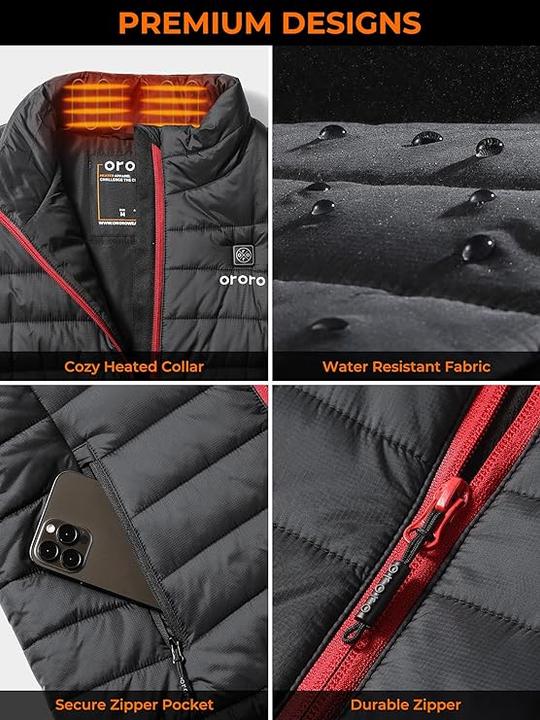 Actual product image Ororo Ladies Heated Vest (XS)