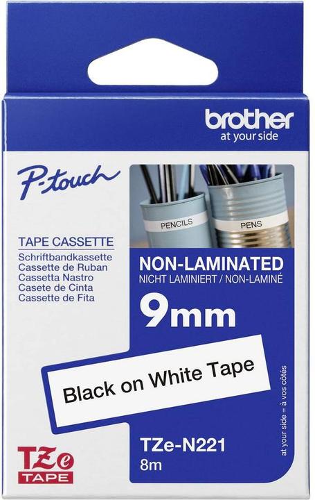 Produktbild Brother Tze-N221 (0.90 cm, Grau)