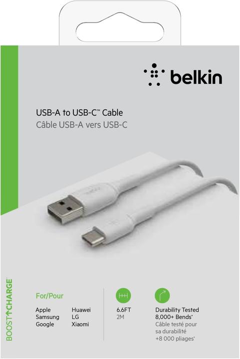 Produktbild Belkin Boost Charge USB-A – USB-C (2 m, USB 2.0)