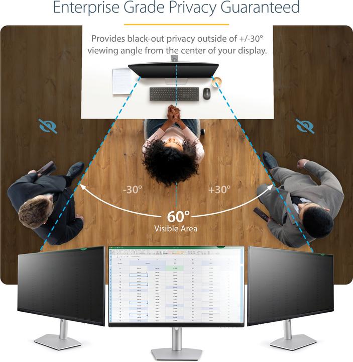 Image du produit StarTech Filtre d'intimité 28 (24.49", 16 : 9)