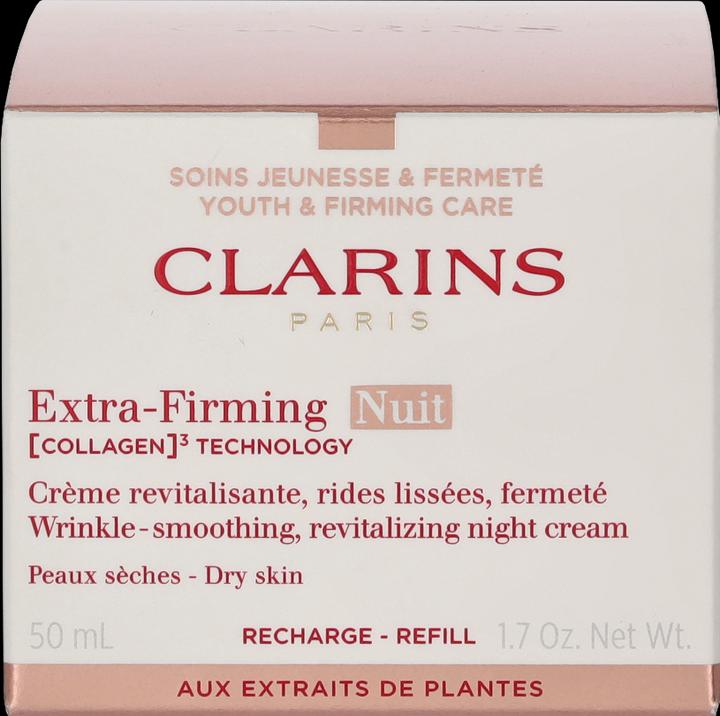 Immagine prodotto Clarins Extra-Firming Nuit (COLLAGEN)³ TECHNOLOGY Crème Peaux sèches Refill (50 ml, Crema notte)