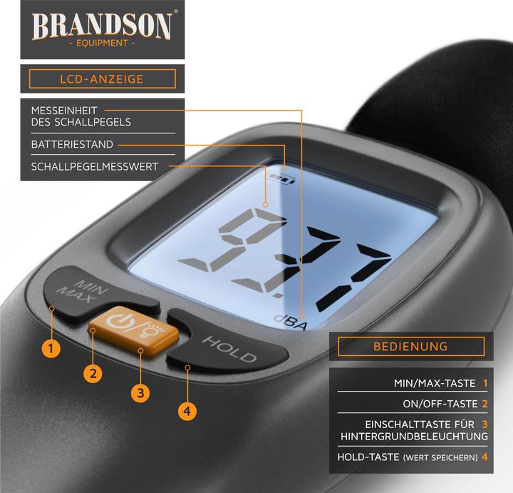 Image du produit Brandson Sonomètre