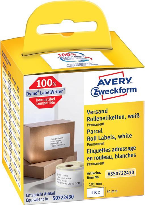 Produktbild Avery Rollenetiketten
